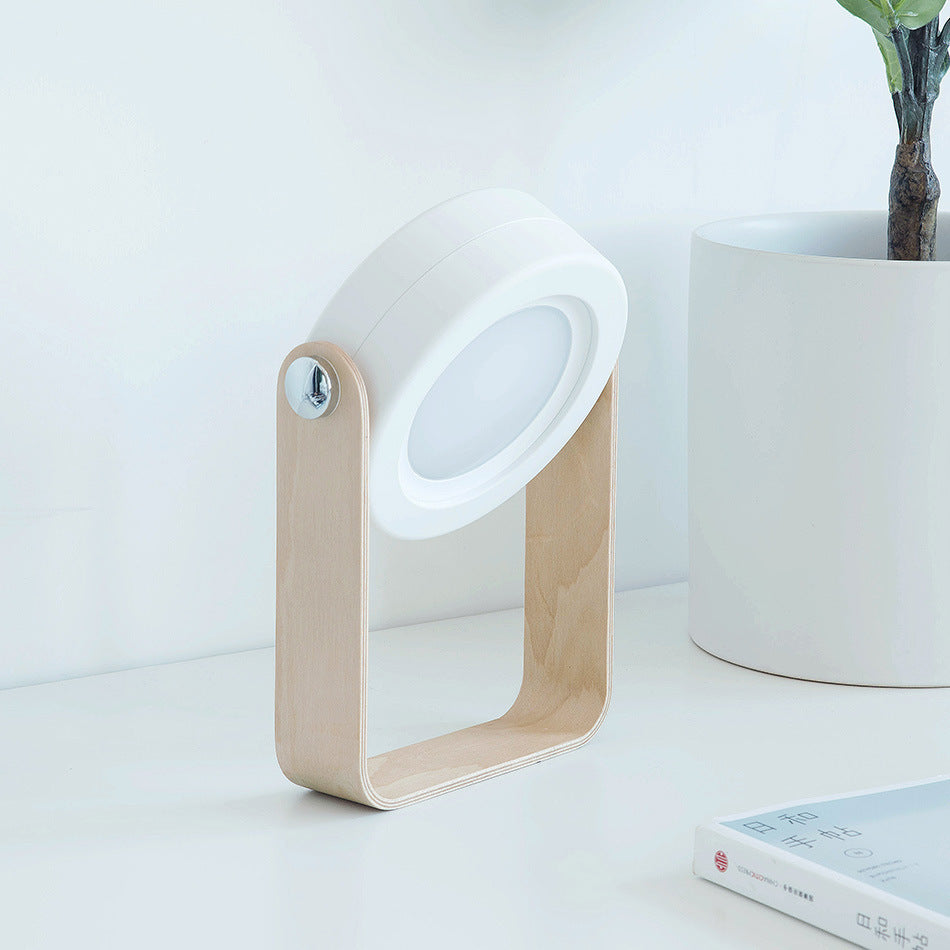 Lampe de lecture LED pliable, tactile et à intensité variable, lampe-lanterne portable, rechargeable par USB, pour la décoration intérieure