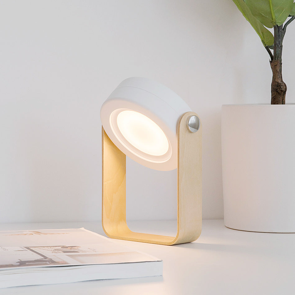 Lampe de lecture LED pliable, tactile et à intensité variable, lampe-lanterne portable, rechargeable par USB, pour la décoration intérieure