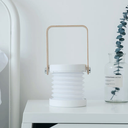 Lampe de lecture LED pliable, tactile et à intensité variable, lampe-lanterne portable, rechargeable par USB, pour la décoration intérieure
